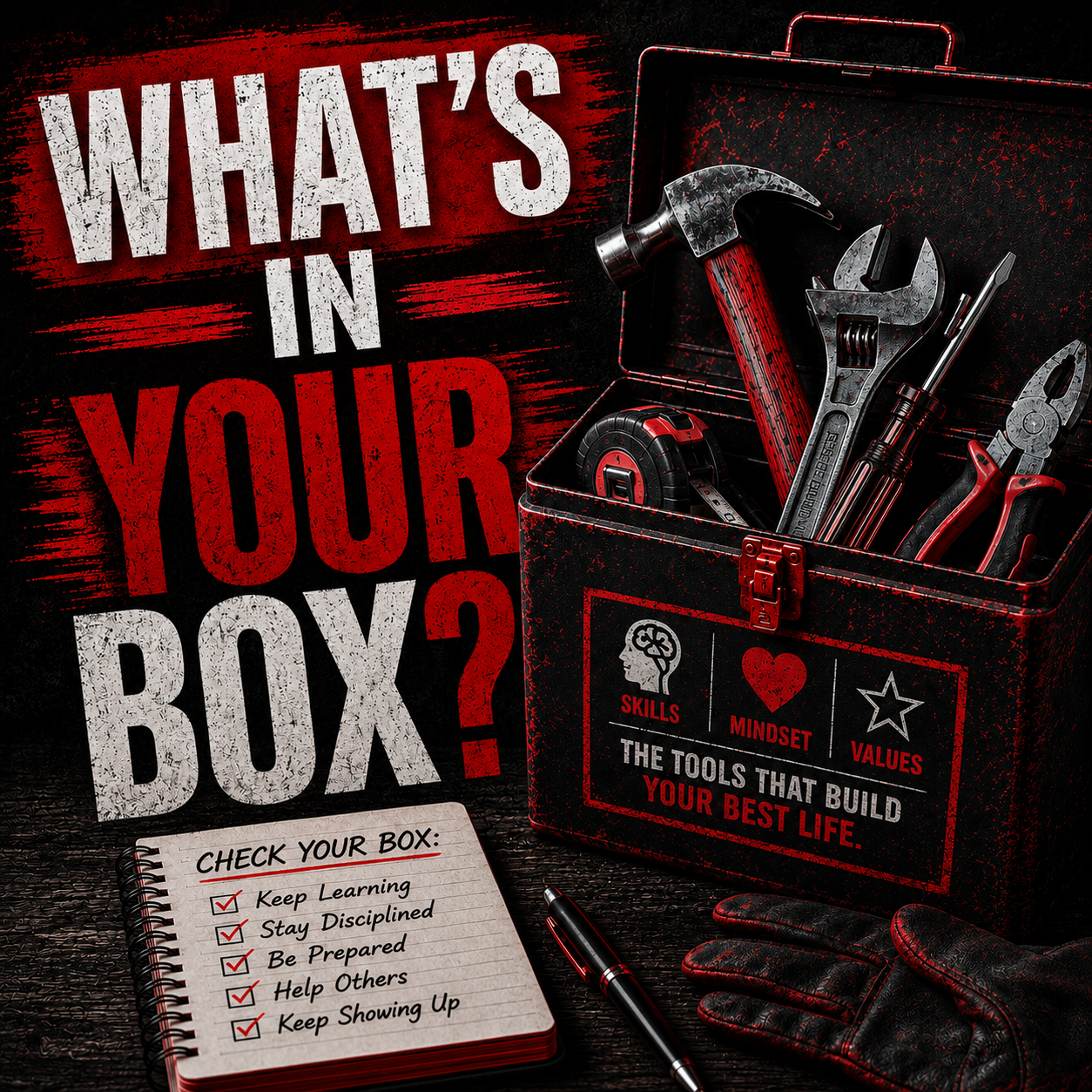 What's In Your Box? Skills, Mindset, Values