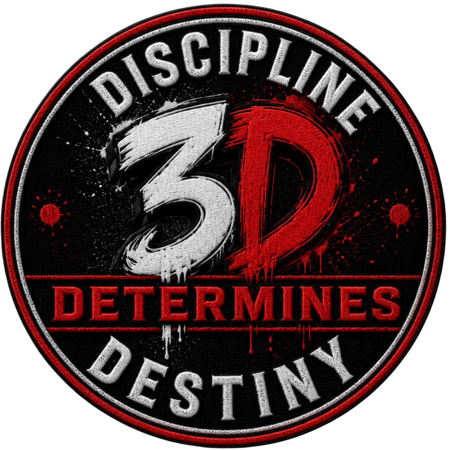 3D Logo — Discipline Determines Destiny